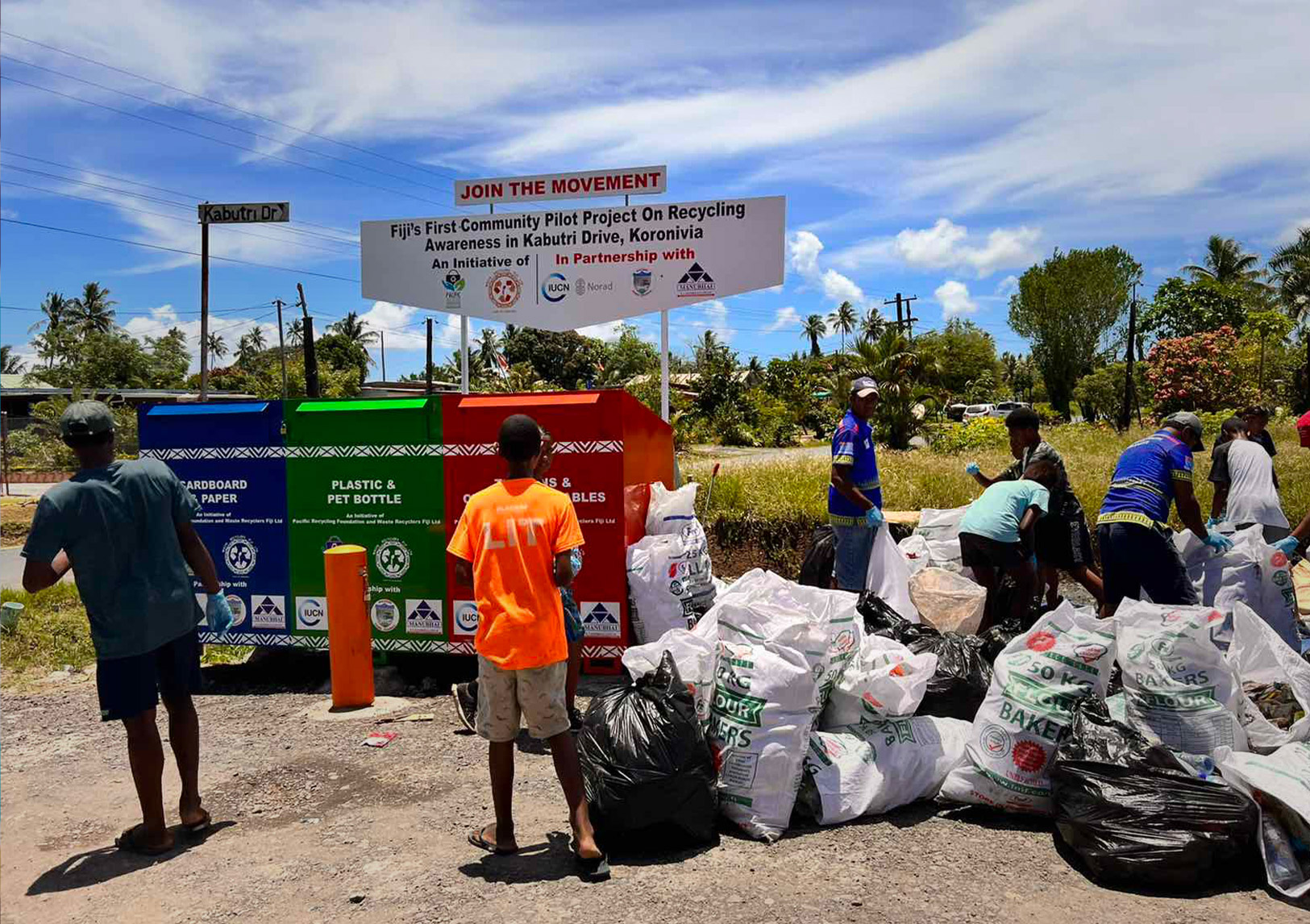 WRFL & PRF provide training and logistical support during clean-up campaign in nausori