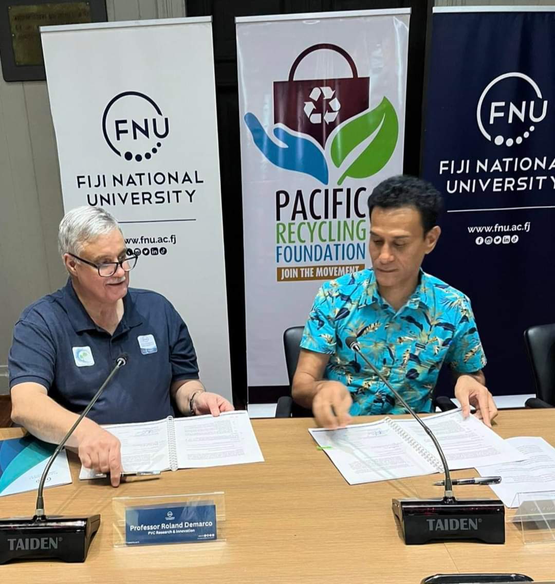 FNU becomes the first university to implement the I-Recycle Hub initiative by Waste Recyclers Fiji Ltd