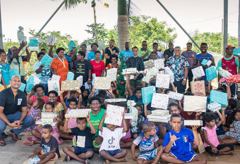 Handover of Christmas Gifts to children in Vunato, Lautoka