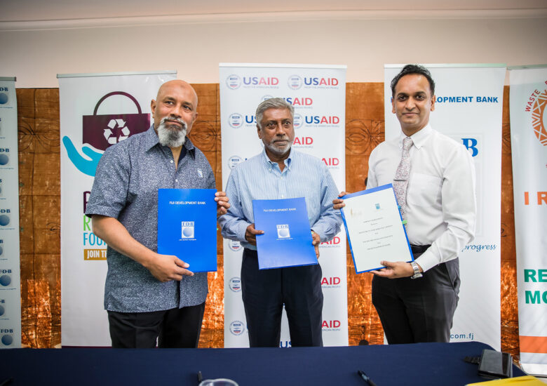 PRF & WRFL sign MOU with FDB for USAID-funded recycling project for Suva City