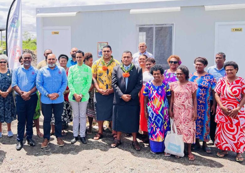 Washroom and kitchen facility brings dignity to the CPR community in Vunato