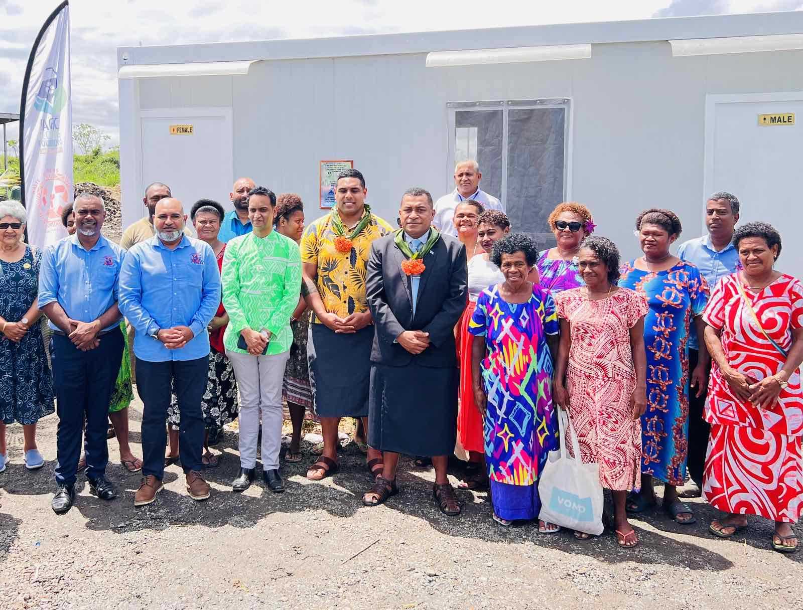 Washroom and kitchen facility brings dignity to the CPR community in Vunato