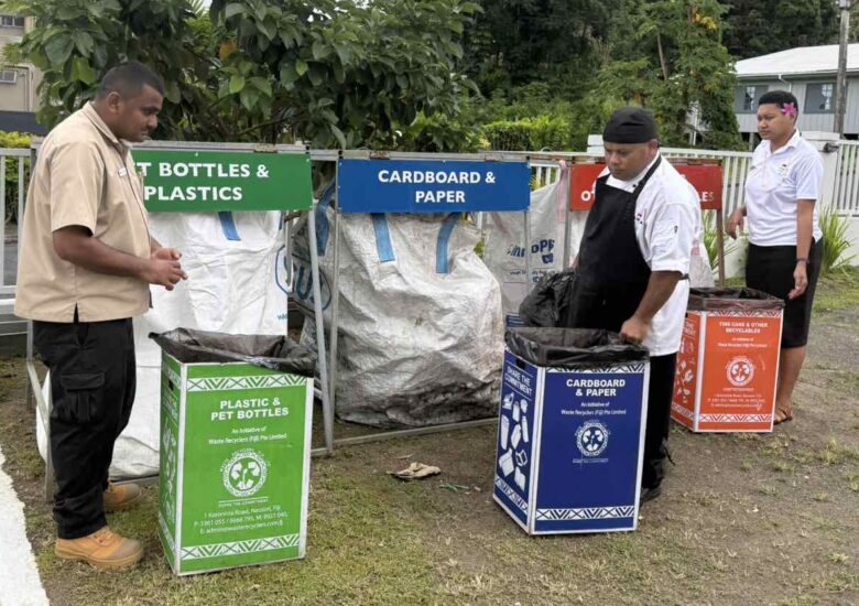 Tanoa Plaza Hotel Recognised for a Decade of Recycling Leadership in Suva