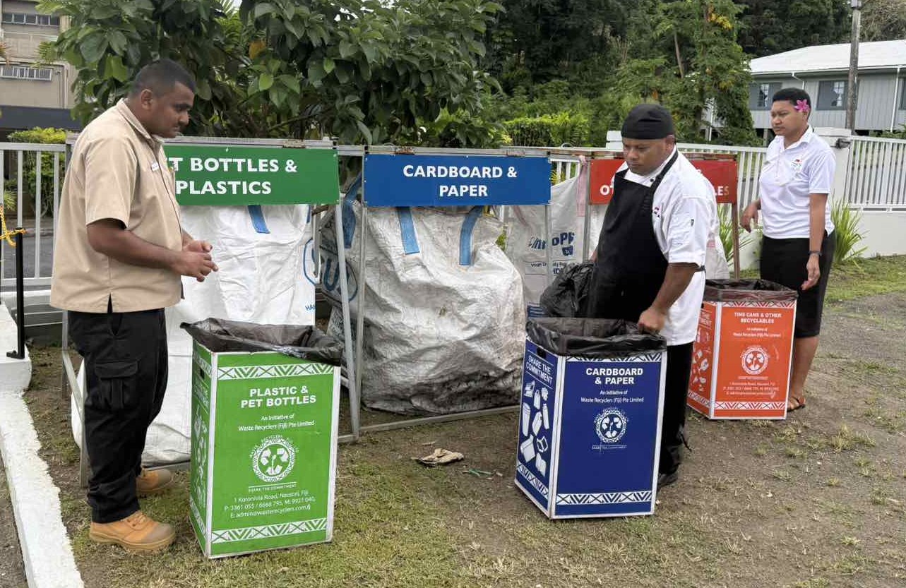 Tanoa Plaza Hotel Recognised for a Decade of Recycling Leadership in Suva